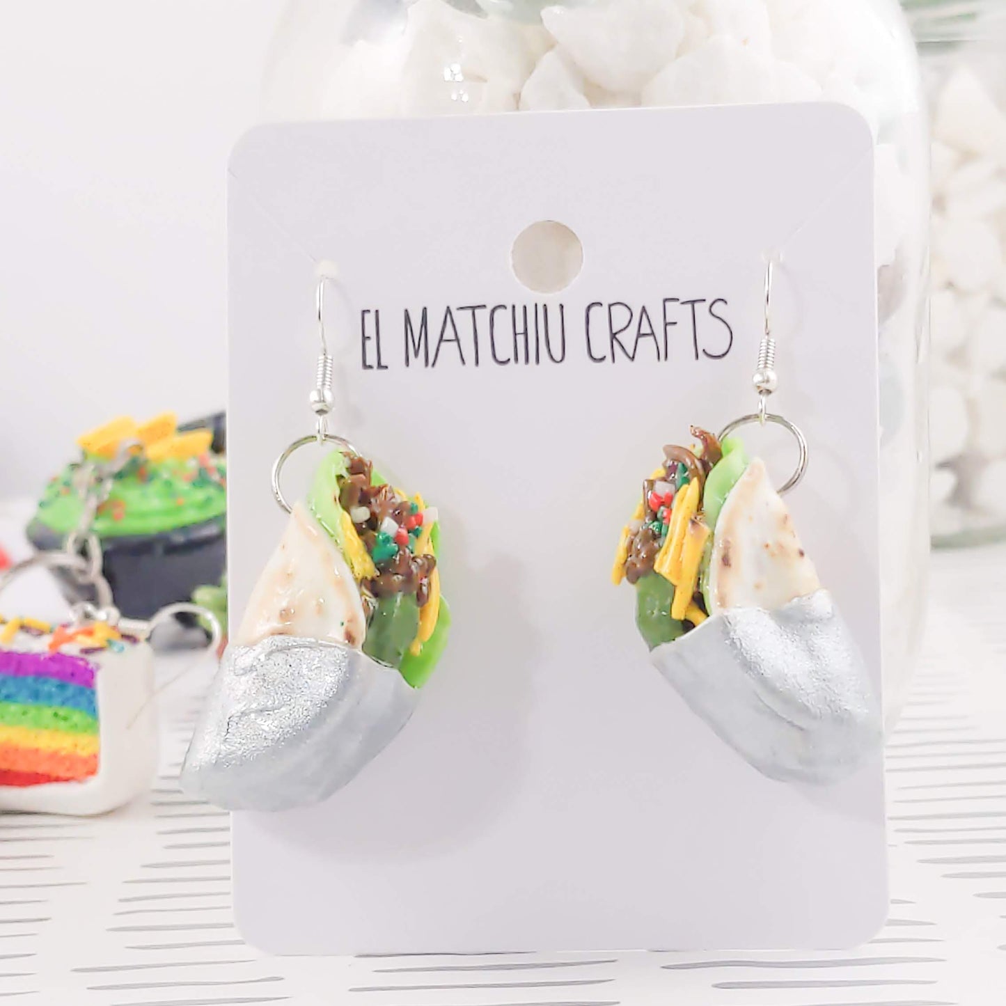 Burrito/Wrap earrings